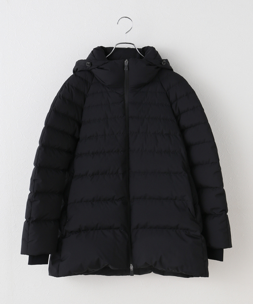 IENA（イエナ）の「HERNO/ヘルノ COAT PI00354DL ダウンコート（ダウンジャケット/コート・レディース・ブラック/ホワイト・42/40/38）」の2枚目の写真