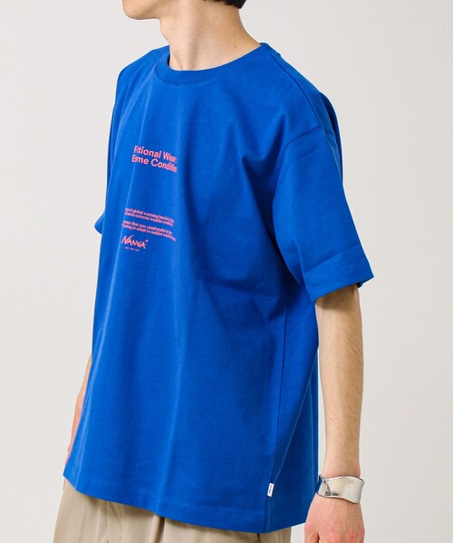 NANGA（ナンガ）の「【NANGA×GLOSTER】別注③ Frontprint Tee（Tシャツ/カットソー・メンズ・ブラック/ブルー/オフホワイト・L/M）」の8枚目の写真