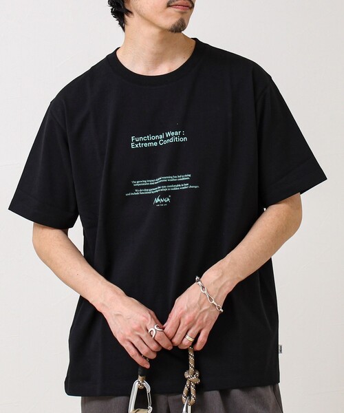 NANGA（ナンガ）の「【NANGA×GLOSTER】別注③ Frontprint Tee（Tシャツ/カットソー・メンズ・ブラック/ブルー/オフホワイト・L/M）」の14枚目の写真