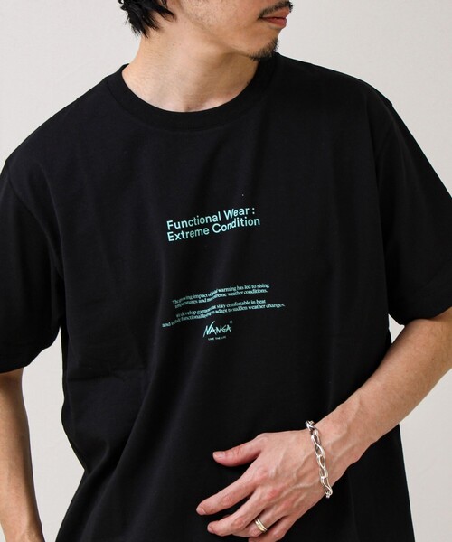 NANGA（ナンガ）の「【NANGA×GLOSTER】別注③ Frontprint Tee（Tシャツ/カットソー・メンズ・ブラック/ブルー/オフホワイト・L/M）」の17枚目の写真