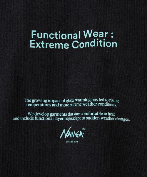 NANGA（ナンガ）の「【NANGA×GLOSTER】別注③ Frontprint Tee（Tシャツ/カットソー・メンズ・ブラック/ブルー/オフホワイト・L/M）」の19枚目の写真