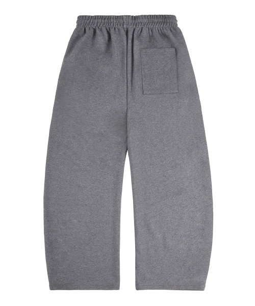 ROCKCAKE（ロックケーキ）の「Lettering Wide Curved Jogger - Gray（スウェットパンツ・レディース・その他・S/XS）」の3枚目の写真
