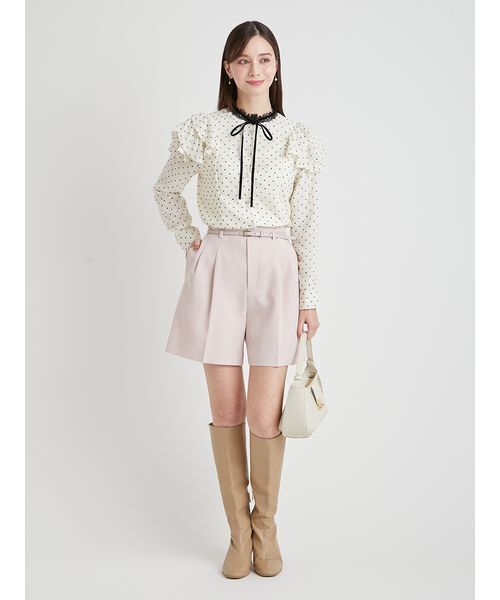 CELFORD(セルフォード)の「【洗える】ハートドットプリントブラウス(シャツ/ブラウス・レディース・レッド/ブラック/アイボリー・38/36)」の12枚目の写真
