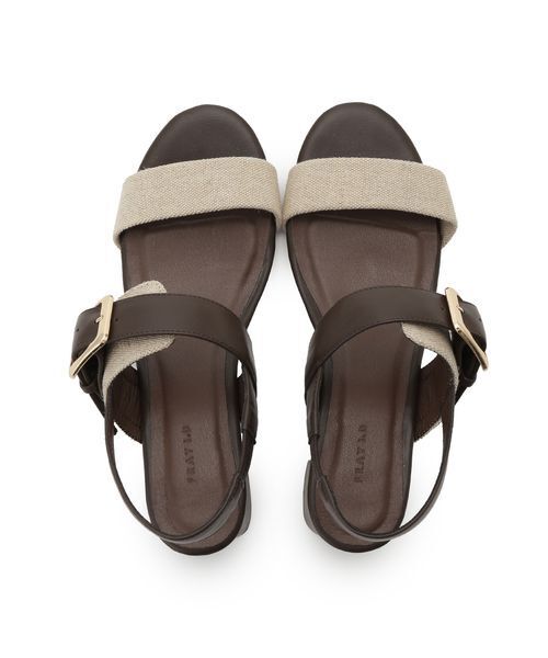 FRAY I.D（フレイアイディー）の「バックルベルトサンダル（サンダル・レディース・ブラック/マルチ/パイソン・36/37/38）」の9枚目の写真