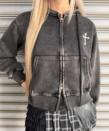 Figments | クロスショートジップパーカー(パーカー)