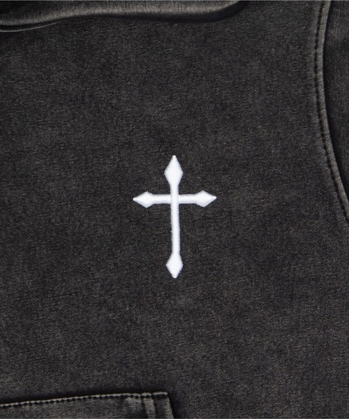 Figments（フィグメンツ）の「クロスショートジップパーカー（パーカー・レディース・スミクロ・FREE）」の7枚目の写真