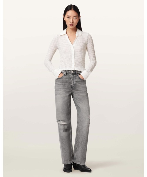 ALLSAINTS(オールセインツ)の「CONNIE SHIRT | CONNIE シャツ(シャツ/ブラウス・レディース・ホワイト・8/10/2/4/6)」の5枚目の写真
