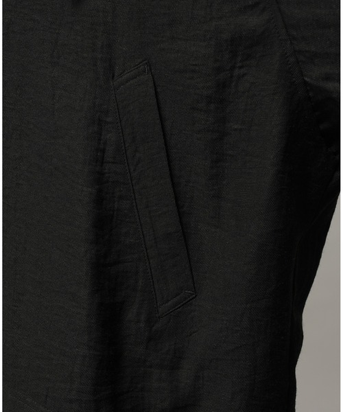 MAISON SPECIAL（メゾンスペシャル）の「《UNISEX》Deep Front Neck Prime-Over Mexican Shirt Hoodie/ディープフロントネックプライムオーバーメキシカンシャツパーカー【MAISON SPECIAL/メゾンスペシャル】（シャツ/ブラウス・メンズ・ブラック/チャコールグレー/ライトイエロー/オレンジ・0/1/2）」の14枚目の写真