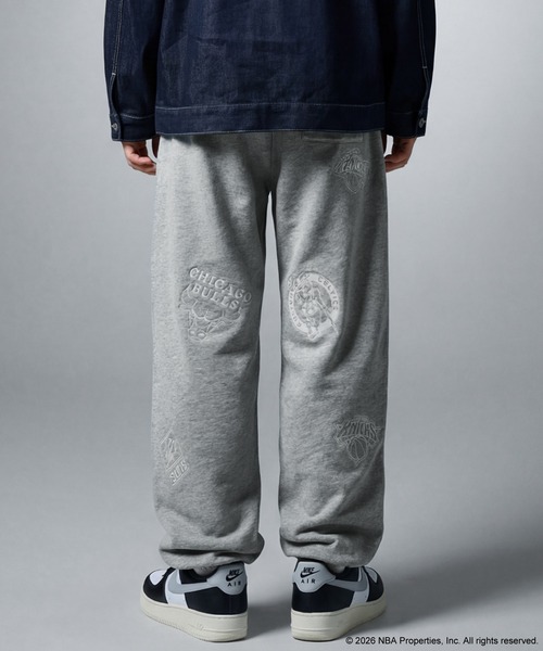 antiqua(アンティカ)の「NBA公式 刺繍ロゴ スウェットパンツ(スウェットパンツ・レディース・ブラック/杢グレー/ダークグレー・MEDIUM/LARGE)」の15枚目の写真