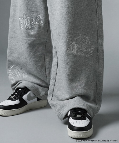 antiqua(アンティカ)の「NBA公式 刺繍ロゴ スウェットパンツ(スウェットパンツ・レディース・ブラック/杢グレー/ダークグレー・MEDIUM/LARGE)」の16枚目の写真
