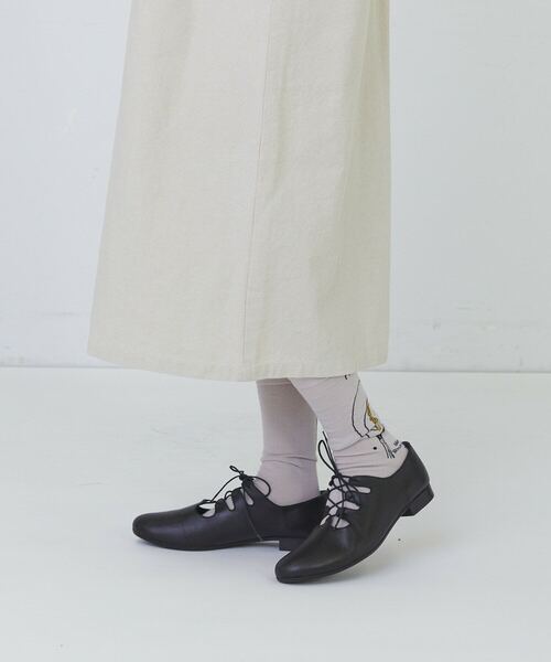 conges payes ADIEU TRISTESSE(コンジェ ペイエ アデュートリステス)の「ichiro yamaguciコラボソックス(ソックス/靴下・レディース・グレー系その他/ブラック/ライトグレー・FREE)」の5枚目の写真