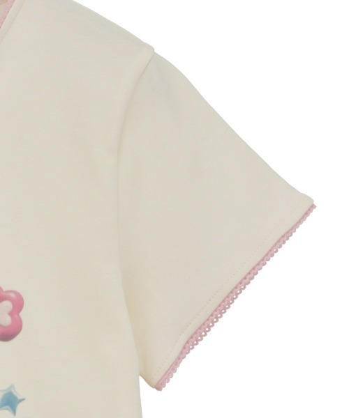 Candy Stripper（キャンディストリッパー）の「【U･SA･HA･NA】FANCY Tシャツ（Tシャツ/カットソー・レディース・アイボリー/イエロー系その他/ヘザーグレー・FREE）」の5枚目の写真