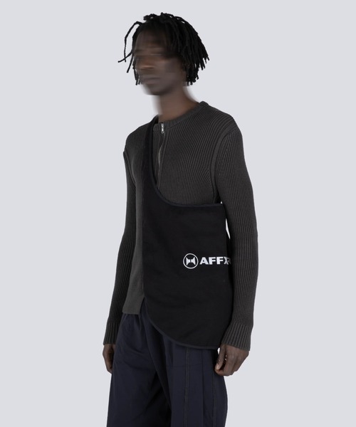L.H.P（エルエイチピー）の「AFFIX/アフィックス/CIRCULAR BAG（トートバッグ・メンズ・ブラック・F）」の2枚目の写真