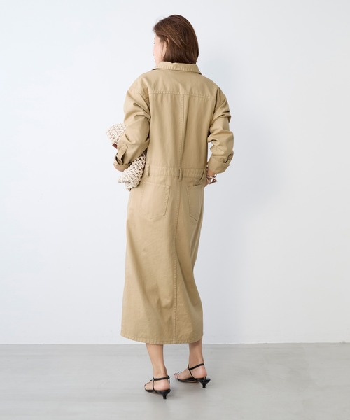 MICA&DEAL（マイカ＆ディール）の「【WEB限定カラーあり】デニムワンピース（ワンピース・レディース・ベージュ/ライトブルー/ブラック・FREE）」の13枚目の写真