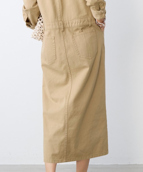 MICA&DEAL（マイカ＆ディール）の「【WEB限定カラーあり】デニムワンピース（ワンピース・レディース・ベージュ/ライトブルー/ブラック・FREE）」の15枚目の写真