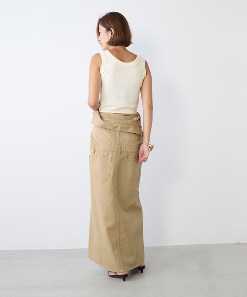 MICA&DEAL（マイカ＆ディール）の「【WEB限定カラーあり】デニムワンピース（ワンピース・レディース・ベージュ/ライトブルー/ブラック・FREE）」の19枚目の写真