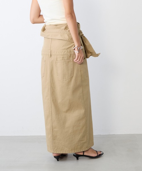 MICA&DEAL（マイカ＆ディール）の「【WEB限定カラーあり】デニムワンピース（ワンピース・レディース・ベージュ/ライトブルー/ブラック・FREE）」の20枚目の写真