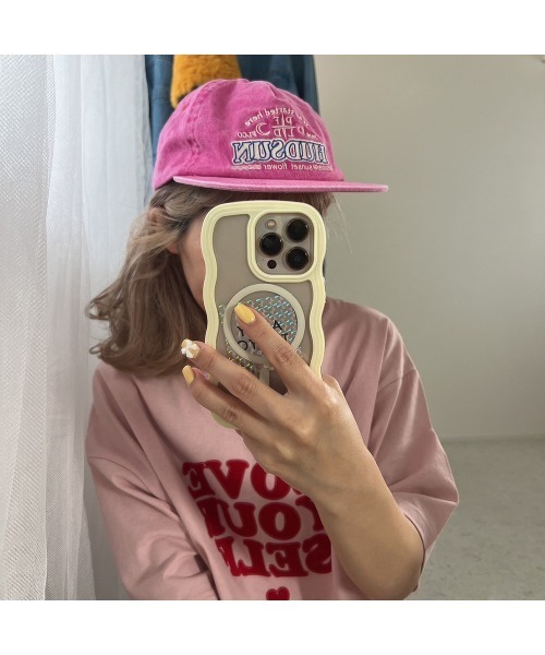 Flugge(フラッジー)の「HUDSUN刺繍ピグメントキャップ(キャップ・レディース・ピンク・FREE)」の8枚目の写真