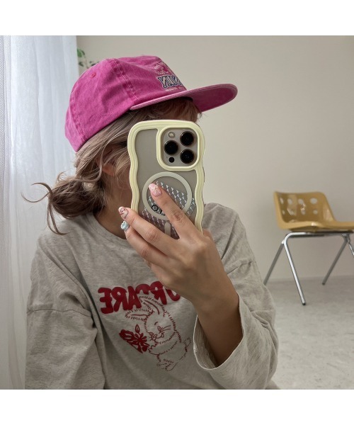 Flugge(フラッジー)の「HUDSUN刺繍ピグメントキャップ(キャップ・レディース・ピンク・FREE)」の9枚目の写真