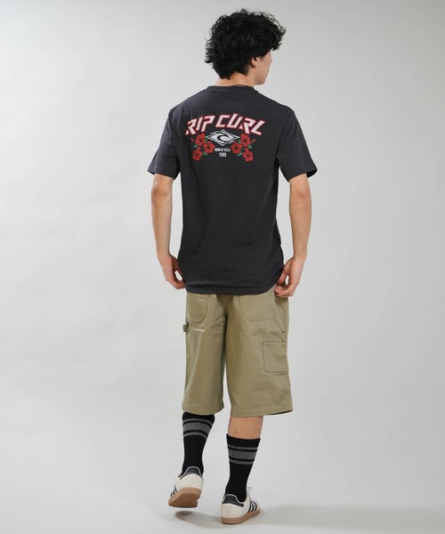 rip curl(リップカール)の「RIP CURL/リップカール メンズ 半袖 スラブTシャツ 69S CORP TEE RCM6S-2111(Tシャツ/カットソー・メンズ・ブラック/ホワイト/グレイッシュブルー・XL/L/M)」の7枚目の写真