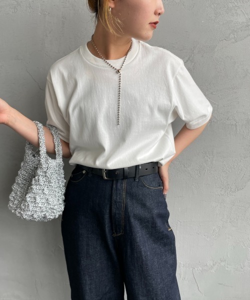 HANES（ヘインズ）の「[HANES/ヘインズ] SHIRO ショートスリーブパックTシャツ（Tシャツ/カットソー・レディース・ホワイト・M/S/XL/L）」の12枚目の写真