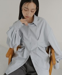 hellam（へラム）の「【hellam×HOTARU】合繊ウエストタックシャツ（シャツ/ブラウス）」