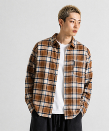 LB Rustic Core Flannel Check Shirt (Beige)