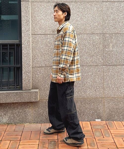 QT8 GARMENTS(キューティーエイトガーメント)の「LB Rustic Core Flannel Check Shirt (Beige)(シャツ/ブラウス・レディース・その他・X-LARGE/LARGE/MEDIUM)」の2枚目の写真