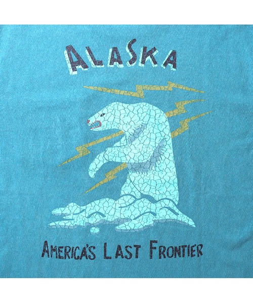 HOUSTON(ヒューストン)の「HOUSTON ピグメント USコットン ロンT(ALASKA)(Tシャツ/カットソー・メンズ・サーモンピンク/ブラック/ターコイズブルー/ナチュラル・X-LARGE/LARGE/XX-LARGE/MEDIUM)」の10枚目の写真