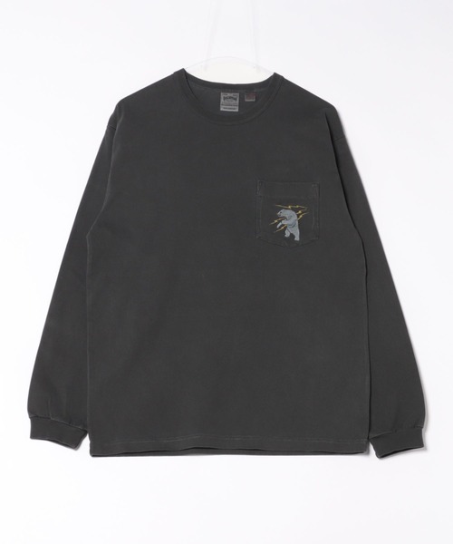 HOUSTON(ヒューストン)の「HOUSTON ピグメント USコットン ロンT(ALASKA)(Tシャツ/カットソー・メンズ・サーモンピンク/ブラック/ターコイズブルー/ナチュラル・X-LARGE/LARGE/XX-LARGE/MEDIUM)」の11枚目の写真