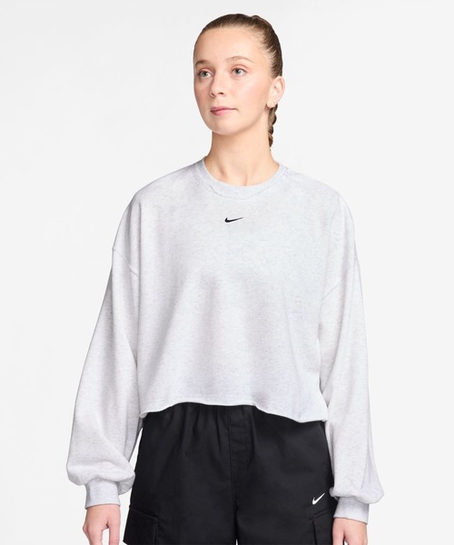 NIKE（ナイキ）の「ナイキ NIKE ウィメンズ NSW CHILL FT L/S クルー（スウェット・レディース・ブルーグレー/グレー/ブラック・M/L）」の3枚目の写真