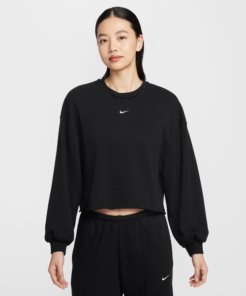 NIKE（ナイキ）の「ナイキ NIKE ウィメンズ NSW CHILL FT L/S クルー（スウェット・レディース・ブルーグレー/グレー/ブラック・M/L）」の2枚目の写真