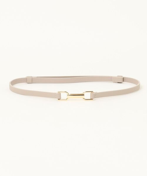 EDIT COLOGNE（エディットコロン）の「スライドナローベルト（ベルト・レディース・ブラック/ベージュ・ﾌﾘ-）」の2枚目の写真