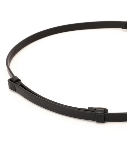 EDIT COLOGNE（エディットコロン）の「スライドナローベルト（ベルト・レディース・ブラック/ベージュ・ﾌﾘ-）」の5枚目の写真
