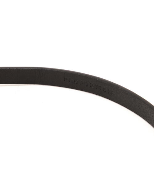 EDIT COLOGNE（エディットコロン）の「スライドナローベルト（ベルト・レディース・ブラック/ベージュ・ﾌﾘ-）」の7枚目の写真