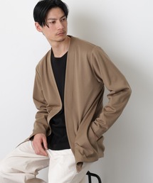 NANO universe（ナノユニバース）の「「モダンコンフォート」ダブルジャージー着流しカーディガン（カーディガン/ボレロ）」