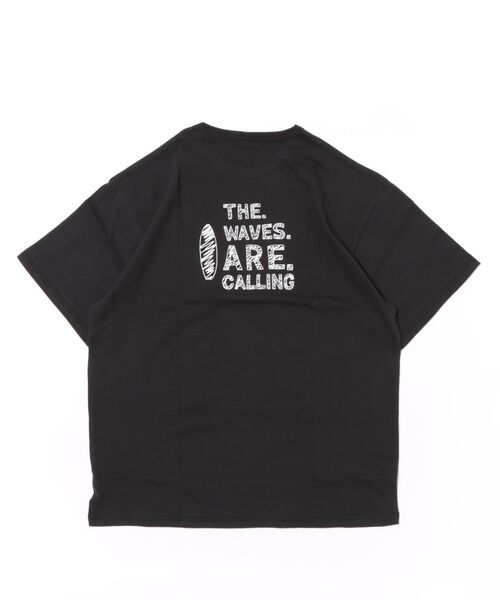 2nd(セカンド)の「ジーンズベーセカンド SUNSET BEACH Tシャツ フリーサイズ(Tシャツ/カットソー・メンズ・オフホワイト/ブラック/パープル・F)」の4枚目の写真