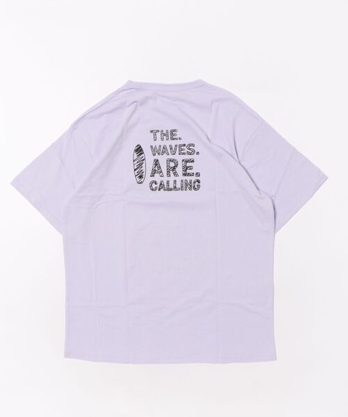 2nd(セカンド)の「ジーンズベーセカンド SUNSET BEACH Tシャツ フリーサイズ(Tシャツ/カットソー・メンズ・オフホワイト/ブラック/パープル・F)」の5枚目の写真