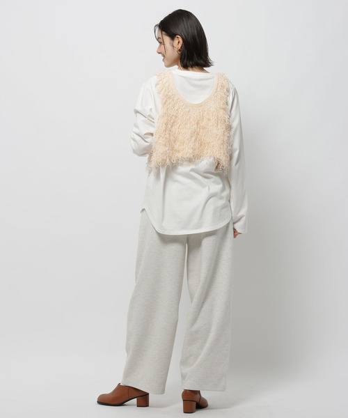 niko and...（ニコアンド）の「クルクルループ2WAYベスト（ベスト・レディース・グレー/アイボリー/ネイビー・FREE）」の6枚目の写真