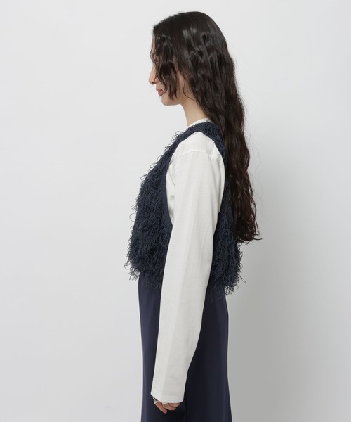 niko and...（ニコアンド）の「クルクルループ2WAYベスト（ベスト・レディース・グレー/アイボリー/ネイビー・FREE）」の15枚目の写真