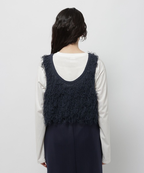 niko and...（ニコアンド）の「クルクルループ2WAYベスト（ベスト・レディース・グレー/アイボリー/ネイビー・FREE）」の16枚目の写真