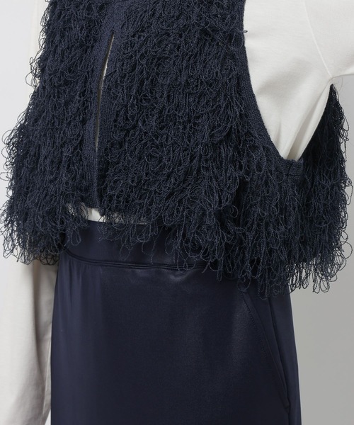 niko and...（ニコアンド）の「クルクルループ2WAYベスト（ベスト・レディース・グレー/アイボリー/ネイビー・FREE）」の20枚目の写真