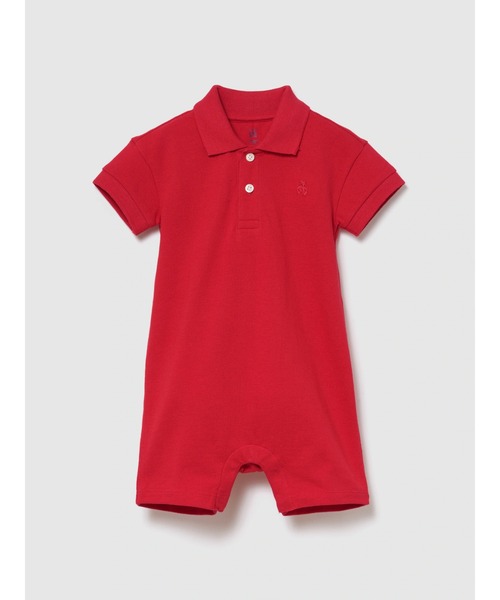 GAP(ギャップ)の「ブラナンベア ポロ カバーオール (ベビー)(ロンパース・キッズ・マルチ/レッド・50cm/90cm/80cm/70cm/60cm)」の2枚目の写真