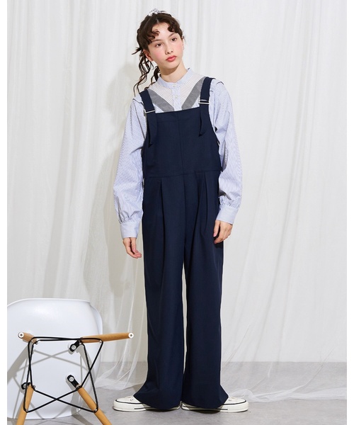 pom ponette junior（ポンポネットジュニア）の「サロペット（サロペット/オーバーオール・キッズ・ネイビー・S:140cm/M:150cm/L:160cm/LL(165cm)）」の10枚目の写真