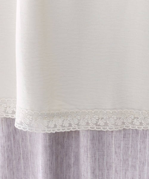 iS ScoLar（イズスカラー）の「：ラメツイード女の子アップリケプルオーバー（Tシャツ/カットソー・レディース・パープル/ブラック/アイボリー・M）」の9枚目の写真