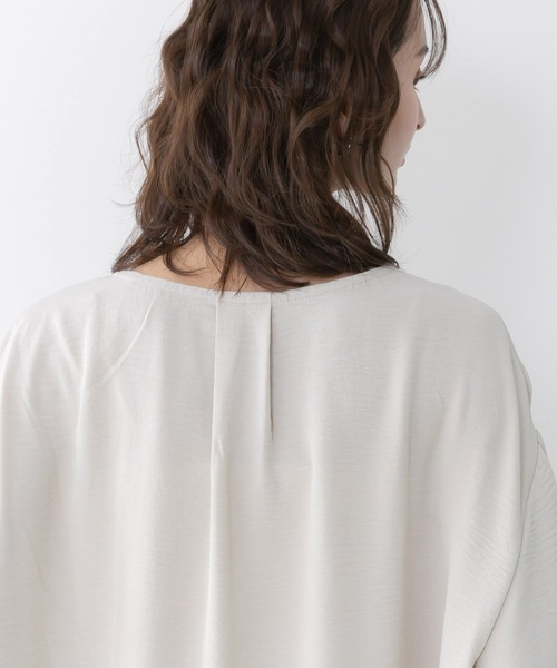 iS ScoLar（イズスカラー）の「：ラメツイード女の子アップリケプルオーバー（Tシャツ/カットソー・レディース・パープル/ブラック/アイボリー・M）」の11枚目の写真