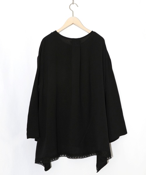 iS ScoLar（イズスカラー）の「：ラメツイード女の子アップリケプルオーバー（Tシャツ/カットソー・レディース・パープル/ブラック/アイボリー・M）」の15枚目の写真