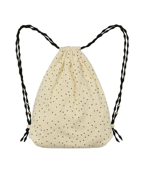AMESWORLDWIDE（アメスワールドワイド）の「A'GEM/9 × .kom 『AMESWORLDWIDE/アメスワールドワイド』TWINKLE GYM SACK/トゥインクルジムサック（バックパック/リュック・レディース・ネイビー/イエロー・FREE）」の10枚目の写真