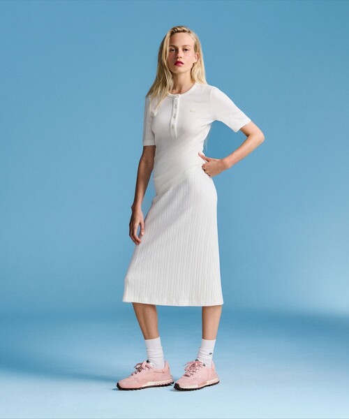 LACOSTE(ラコステ)の「レディース ELITE ACTIVE 126 2 SFA / スパイクソール エリートアクティブスニーカー(スニーカー・レディース・ピンク・24.5cm/24.0cm/23.0cm/23.5cm/22.5cm/25.5cm)」の2枚目の写真