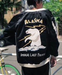 【HOUSTON/ヒューストン】VELVETEEN SOUVENIR JACKET TIGER ALASKA 51521 51522